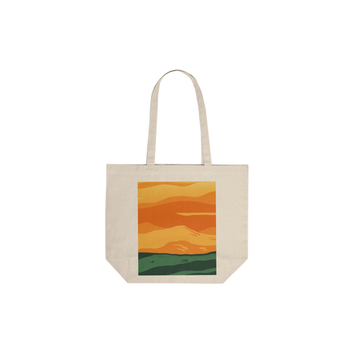 Haitian Coffee Canvas Tote – Vintage Coffee Label Market Bag